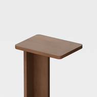The C Side Table features a simple design with a rectangular top and a single vertical support, shown against a plain white background.