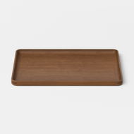 The Cove Tray, a rectangular wooden tray with slightly raised edges, is displayed on a plain white background.
