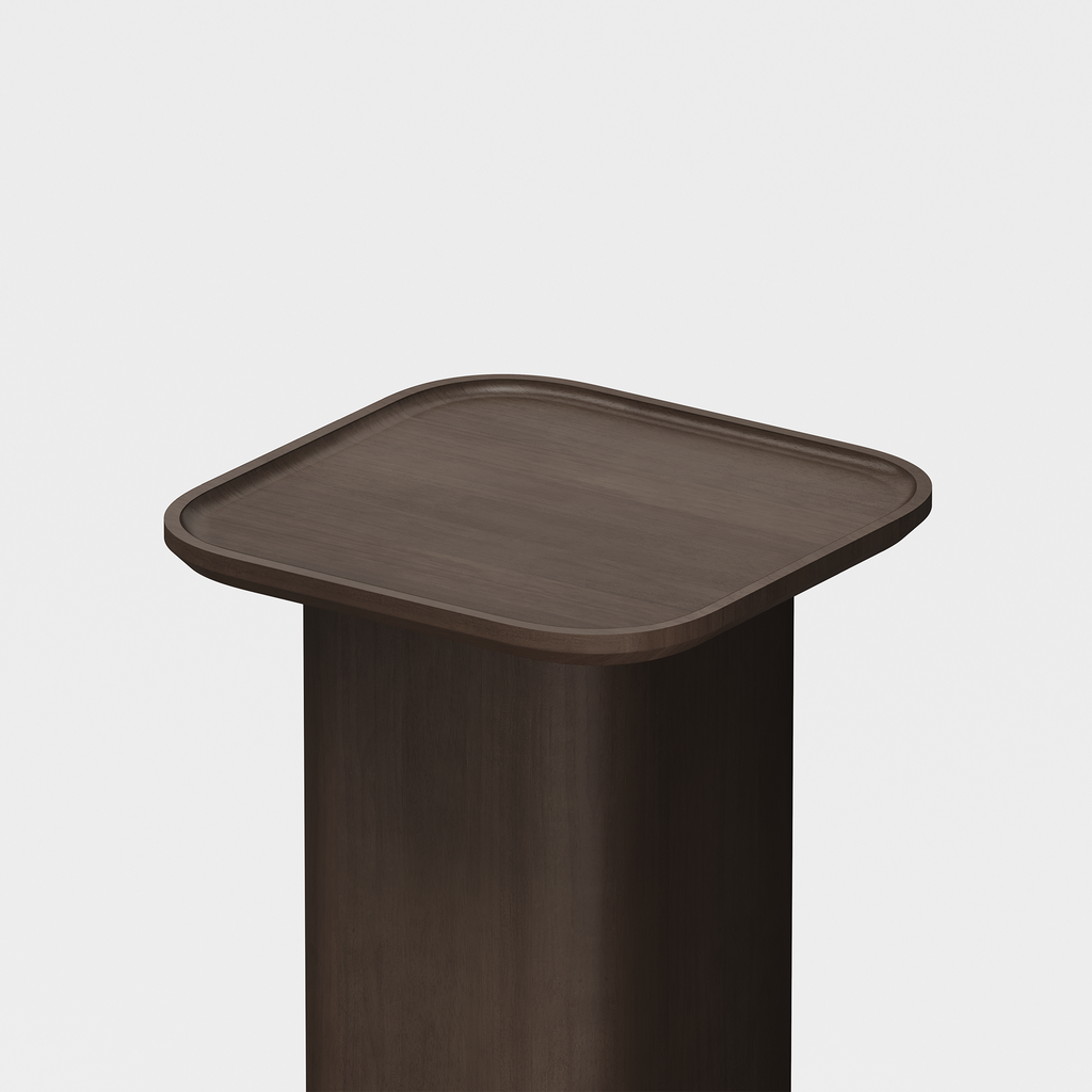 Pedestal Side Table Thuma